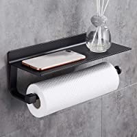 Hoomtaook Portarollos Cocina Soportes de Pared para Portarrollos de Cocina- Autoadhesivo- Aluminio- Acabado Mate…